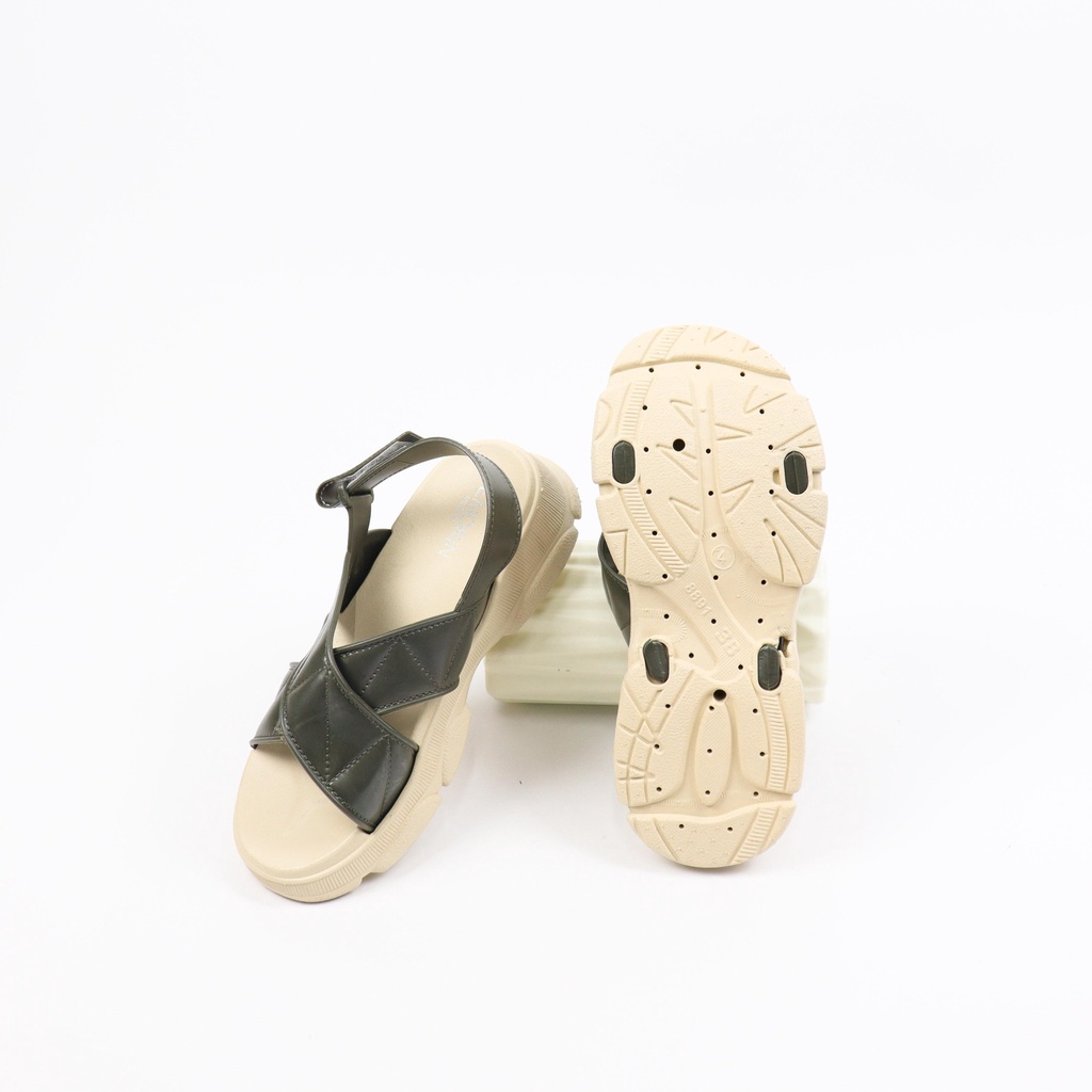 Leny Sandals Gunung Wanita Korean Style Casual - Demorin Sandal