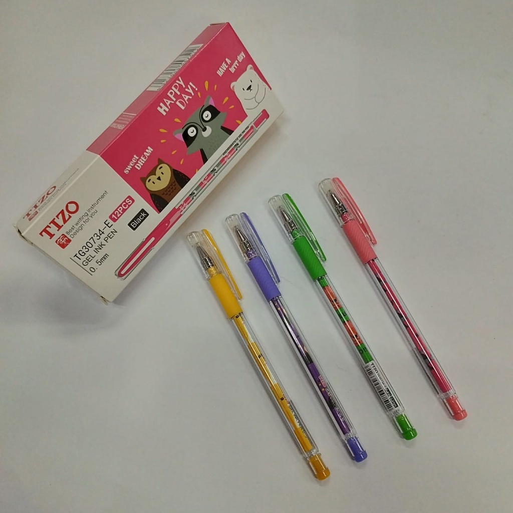 

Ballpoint TIZO Pulpen Gel TG30734-E ( 1 Pak isi 12 Pcs )