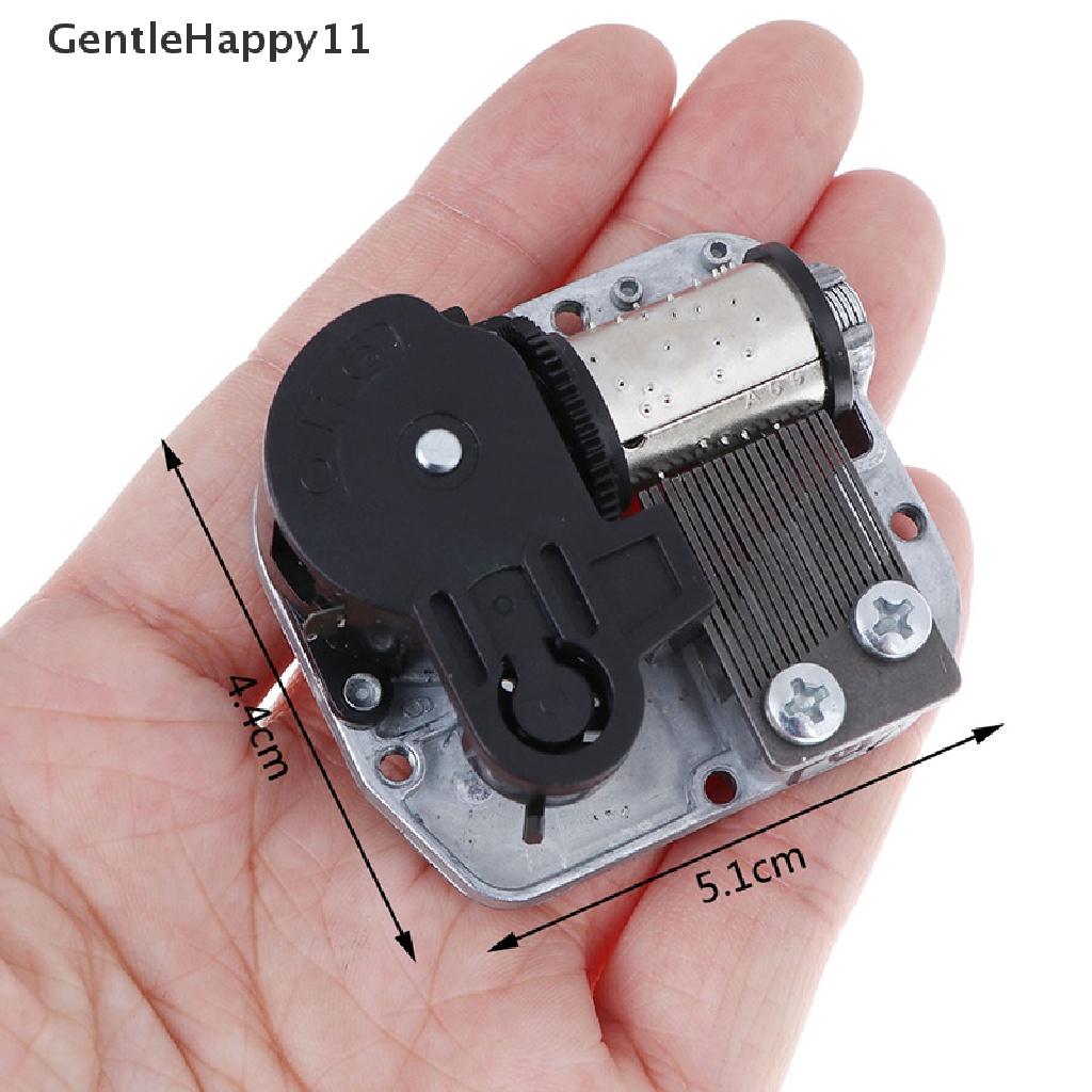 Gentlehappy Mekanik DIY Windup Kotak Musik Sankyo Musical Movement+Key id