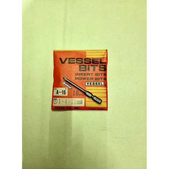 Vessel Bit A-16: Ph+1 x 4 x 65 Vessel Japan.