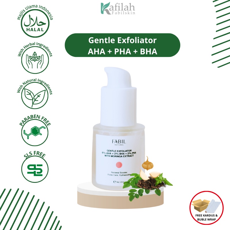 Jual Serum Gentle Exfoliator 6AHA + 2BHA + 2PHA With Moringa Extract Exfoliasi Kulit Wajah