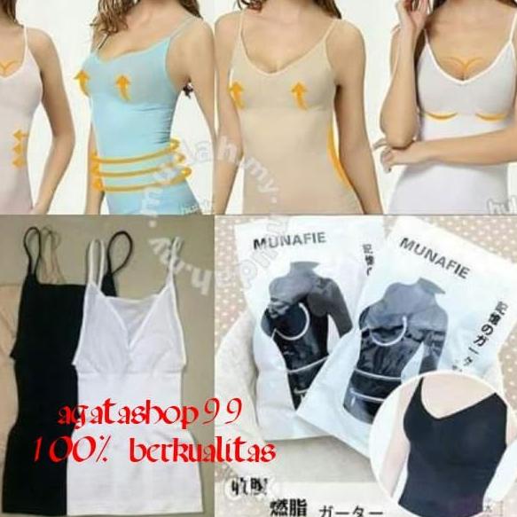 [CAMISOL ATASAN TANK TOP KORSET KORSET BAJU] MUNAFIE SLIM CLOTH ASLI