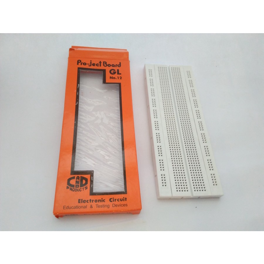 Mini Solderless Papan Project Board/ Bread Board Nickel GL No 12