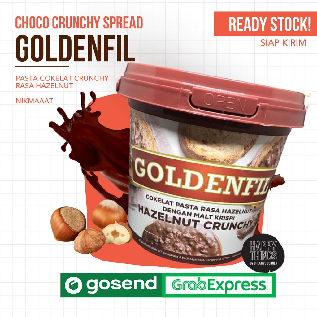 [SIAP KIRIM] Goldenfill HAZELNUT 1kg