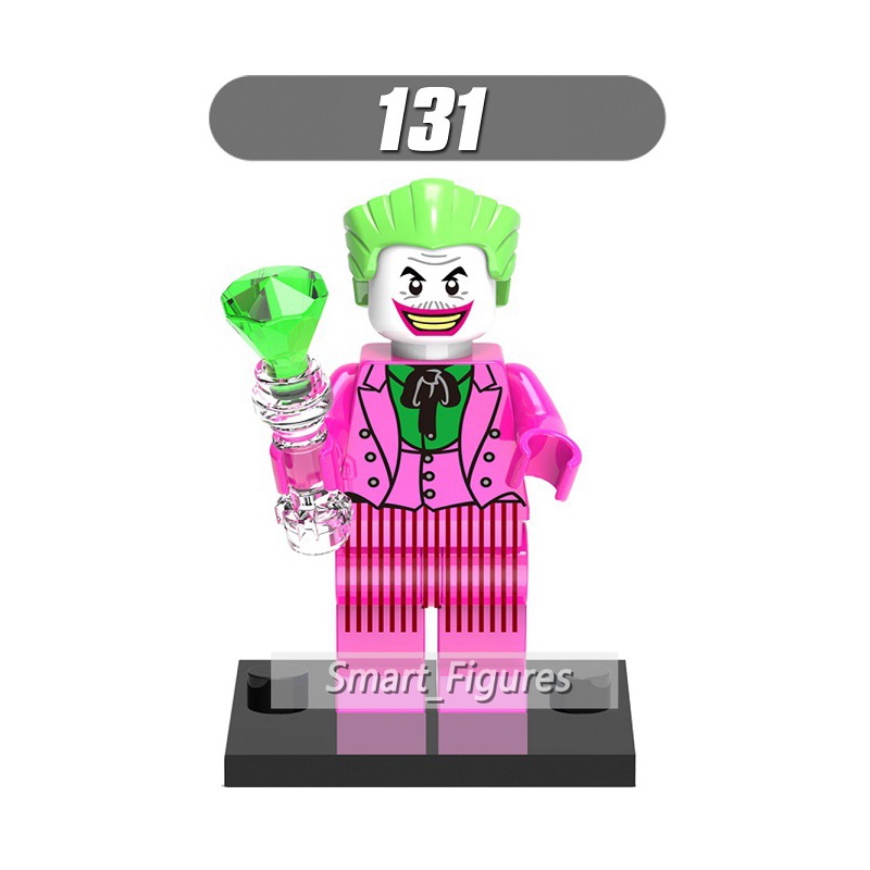 Mainan Puzzle Minifigures Model Batman Joker Penguin Mister Freeze Untuk Hadiah