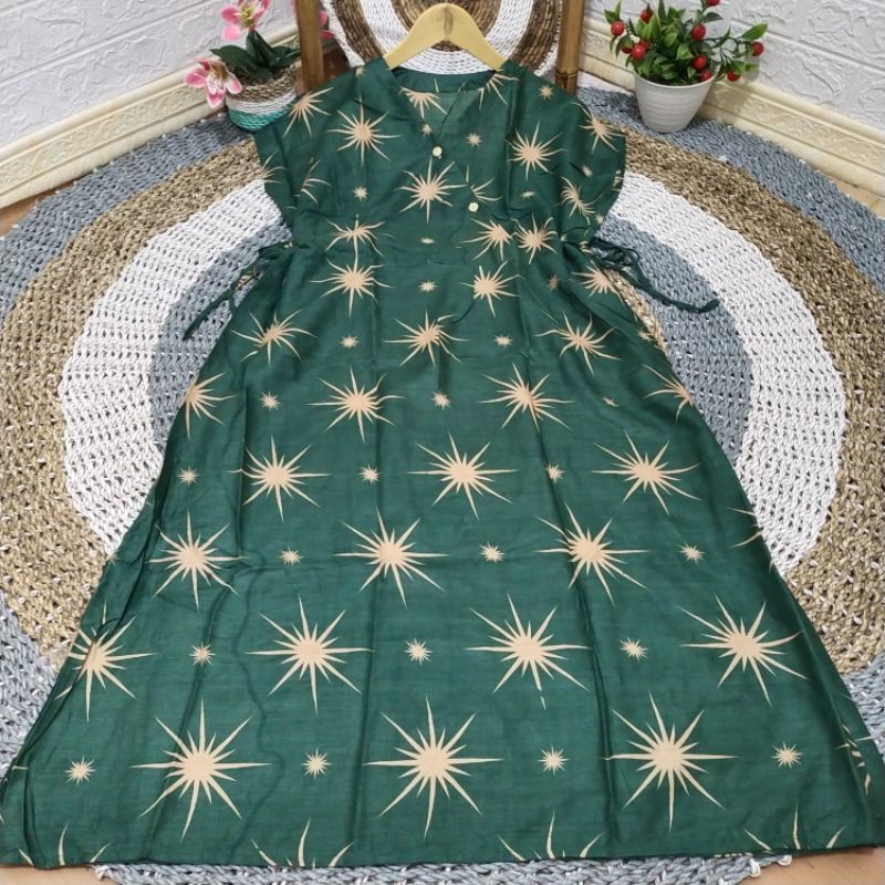 DASTER KIMONO PENDEK || DRESS KIMONO || HOMEDRESS KIMONO KEKINIAN-Bintang 2