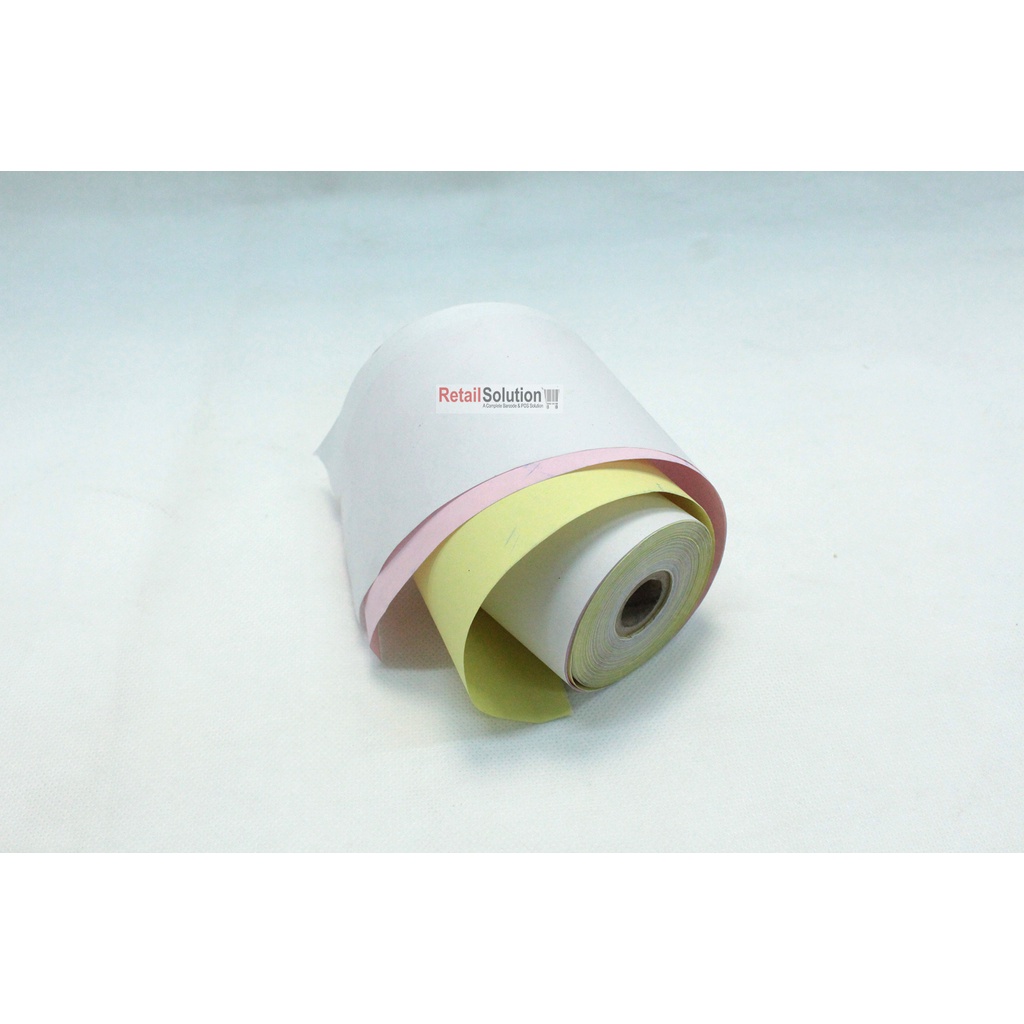 Kertas Struk Kasir DotMatrix HVS 3PLY / 3 Ply / 3 Rangkap NCR