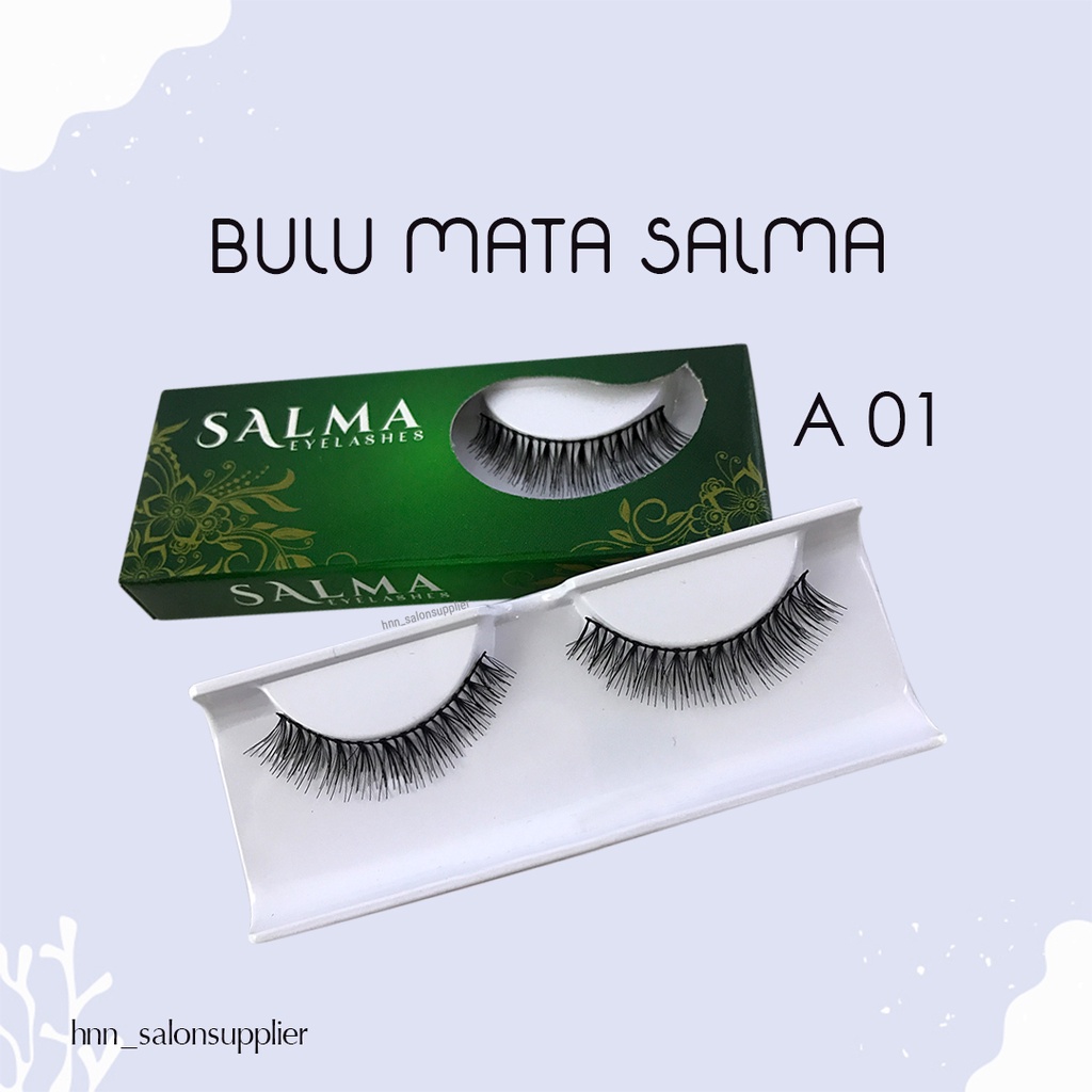 A01 Bulu Mata Palsu Handmade Natural Salma Eyelashes