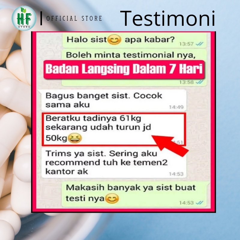 Langsing Fit 500 mg Diet/Detok Penurun Berat badan /Obat diet ampuh/ slimming healthy