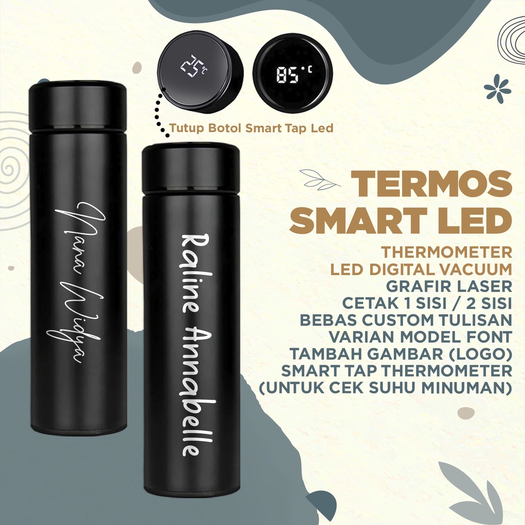 Jual Termos Custom Grafir Tumbler Custom Nama Logo Engrave Termos Led All Jenis Termos 3924