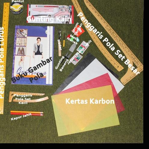 Perlengkapan Jahit - Alat Jahit - Paket Komplit Peralatan Untuk Kursus