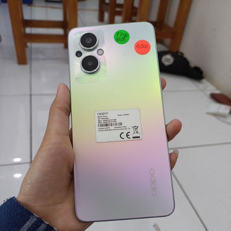 Hp Oppo 7 Z 5G 8/128 Gb ( SECOND ) Fullset, (RIEL)