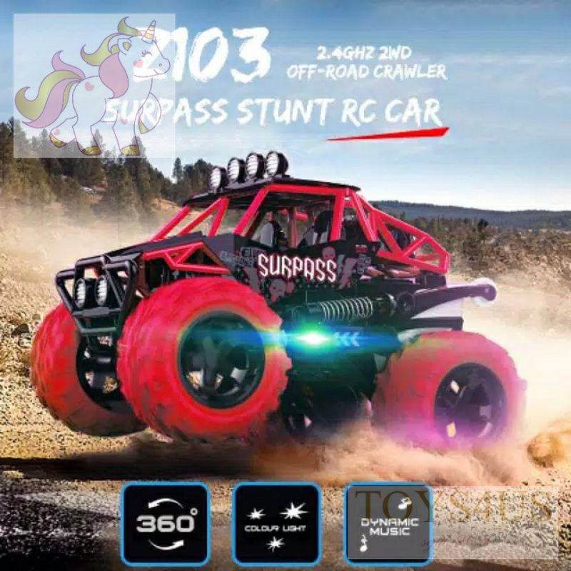 Toys4Us - Mainan Mobil Remote Charher | RC Stunt Car Surpass Spin 360° No.Z103