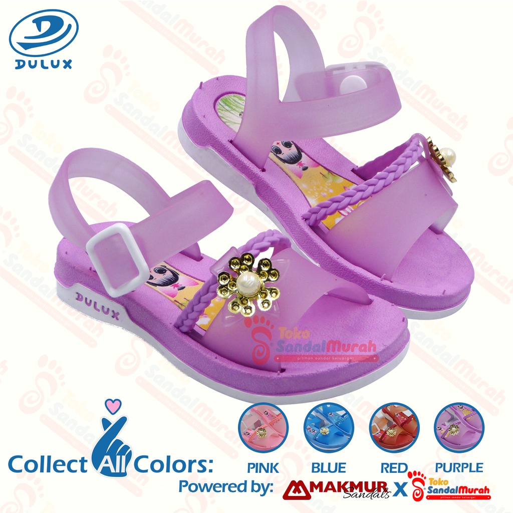Toko Sendal Murah - Sandal Slop Anak Tali Belakang Motif Lol / Sandal Anak Balita Perempuan / Sandal Anak Perempuan / Sandal Anak Perempuan Cantik Uk 20 - 25 [Toko Sandal Murah LDS 13 CQ 062]