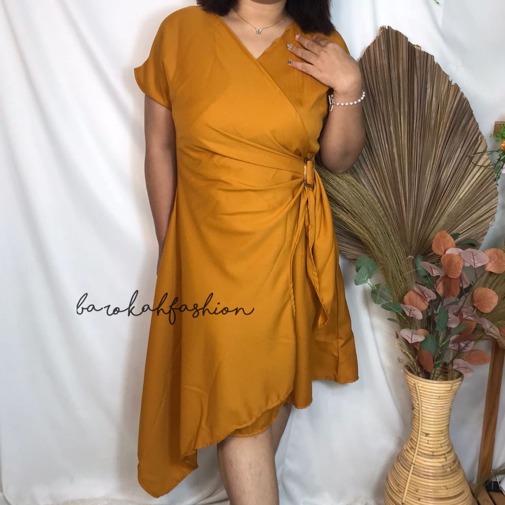 DRESS ANNABETH/DRESS WANITA/DRESS BAHAN KATUN CREPE