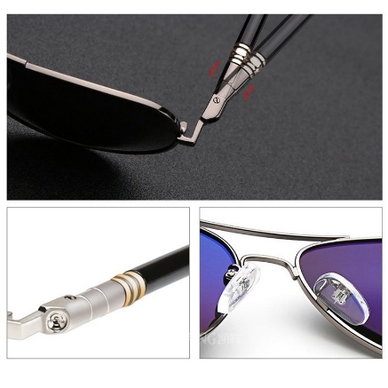 Ready Stock Kacamata Hitam Fashion Pria Polarized untuk Menyetir