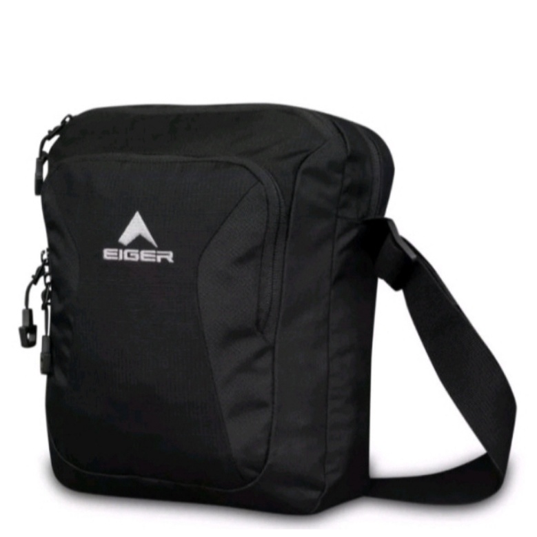 Tas Selempang Slingbag Pria Kotak Hitam//Tas selempang kotak//Tas Selempang Pria Anti Air/ Tas Kotak