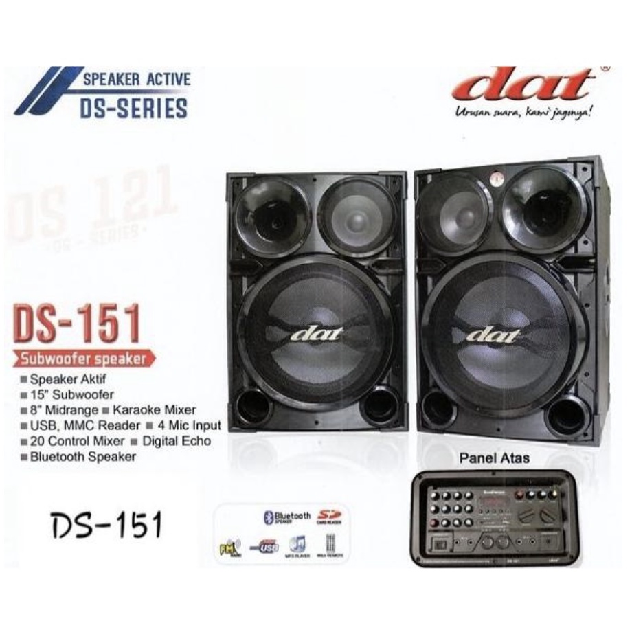 SPEAKER AKTIF PASIF DAT 12 & 15 INCH