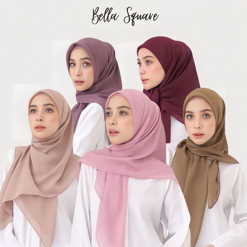 JILBAB BELLA SQUARE TERMURAH