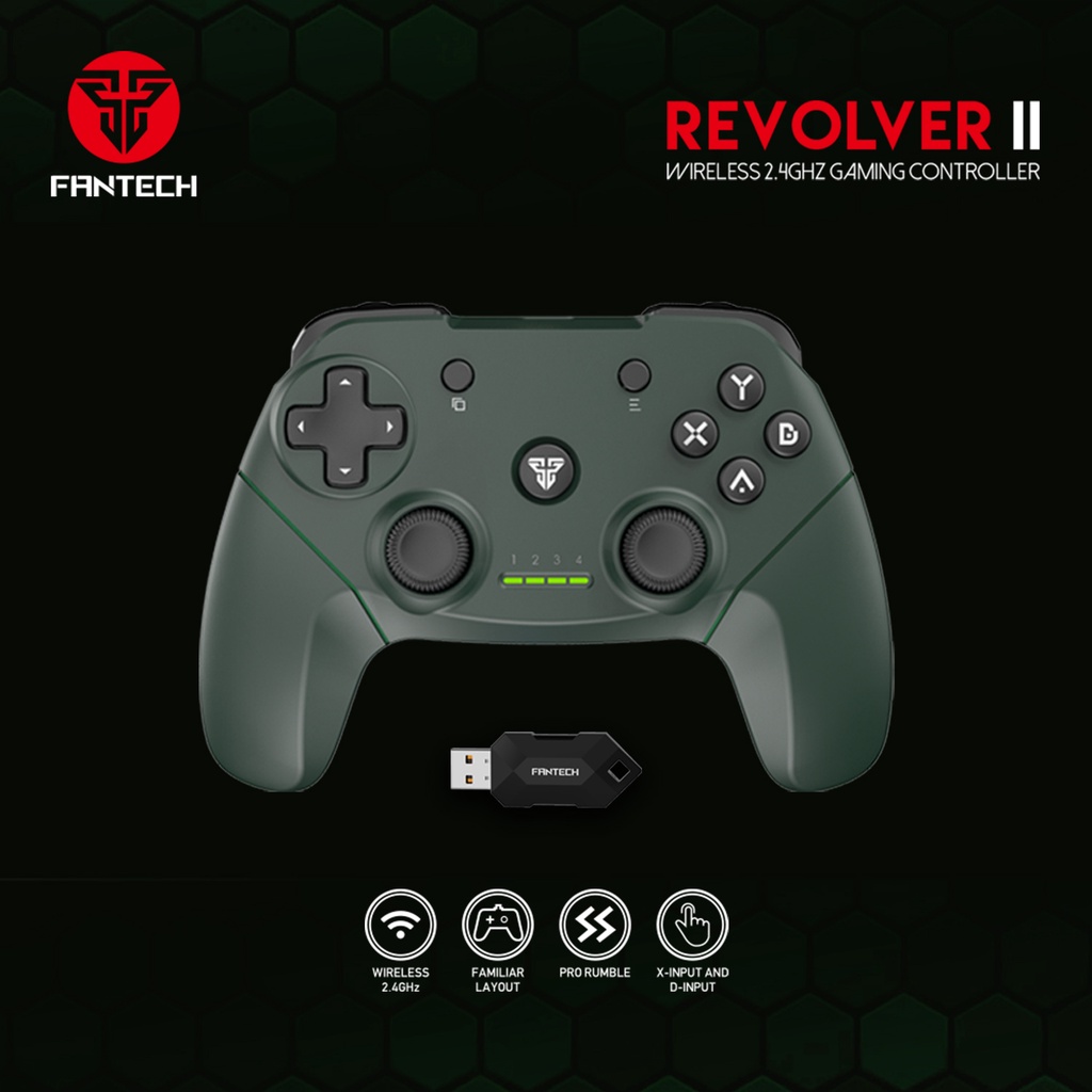 Gamepad Fantech WGP12 Revolver II Wireless Controller | PC Joystick