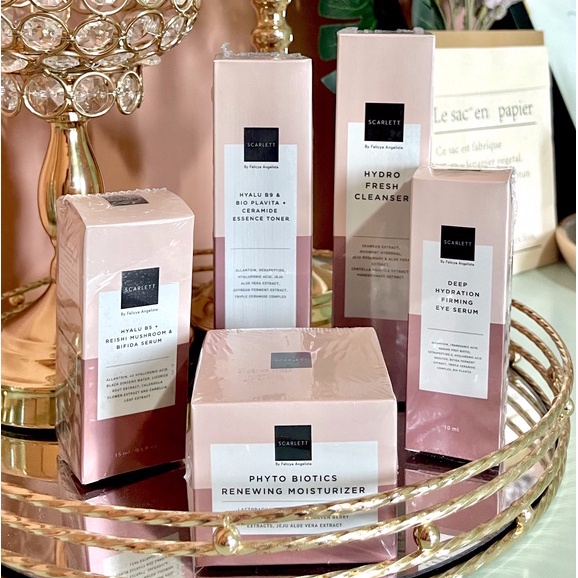 SCARLETT Age Delay Series Serum Toner Eye Cream Moisturizer Cleanser