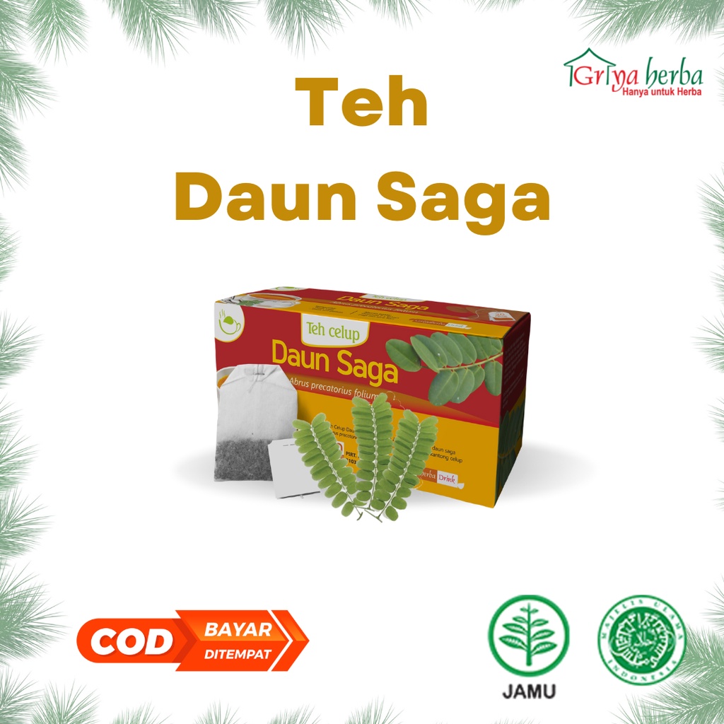 

Teh herbal Daun Saga Griya Herba untuk Batuk diabetes original griya herba diabetes alami