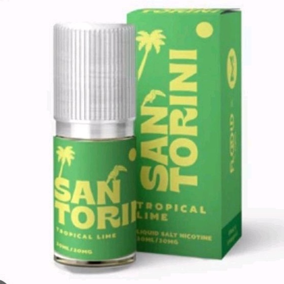 30ml santorini tropical lime jeruk nipis fom foom salt liquid