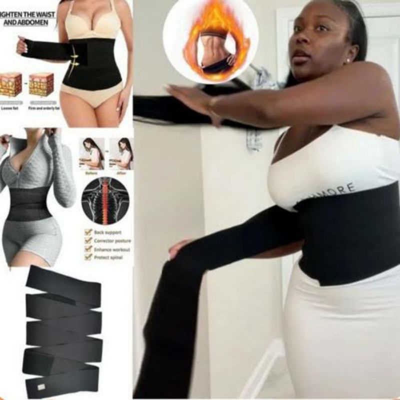 BENGKUNG KORSET STAGEN LILIT 4M 6M KORSET WAIST TRAINER PELANGSING PENGECIL PERUT PASCA MELAHIRKAN