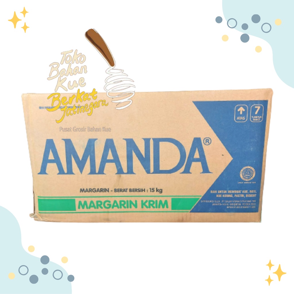 AMANDA MARGARINE CREAM 15 KG