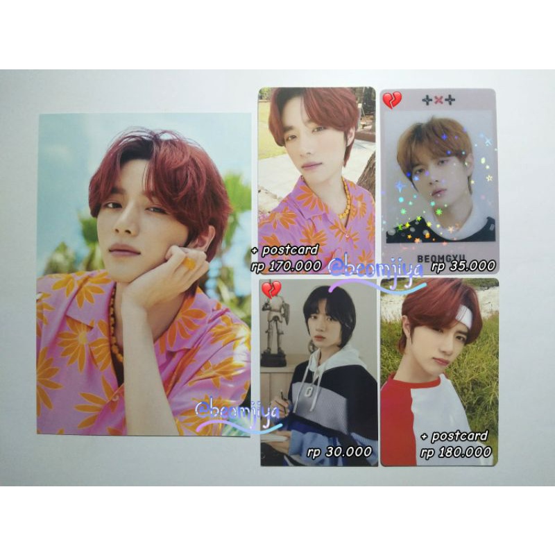 PC POSTCARD MIDSUMMER MOAKIT POB GBGB SOOBIN YEONJUN BEOMGYU TAEHYUN HUENINGKAI