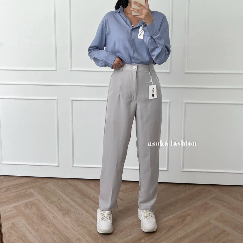 ASOKA Office Pants 776 - Celana Pencil Wanita - Petite Pants