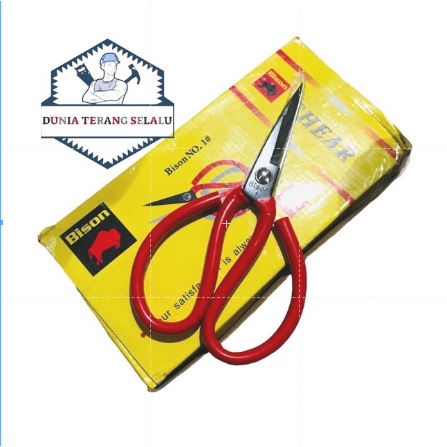 

Gunting KODOK BISON No#1 8'' 8inch Serbaguna Kain Kertas Aluminium Seng Kulit Konveksi Multipurpose Scissors