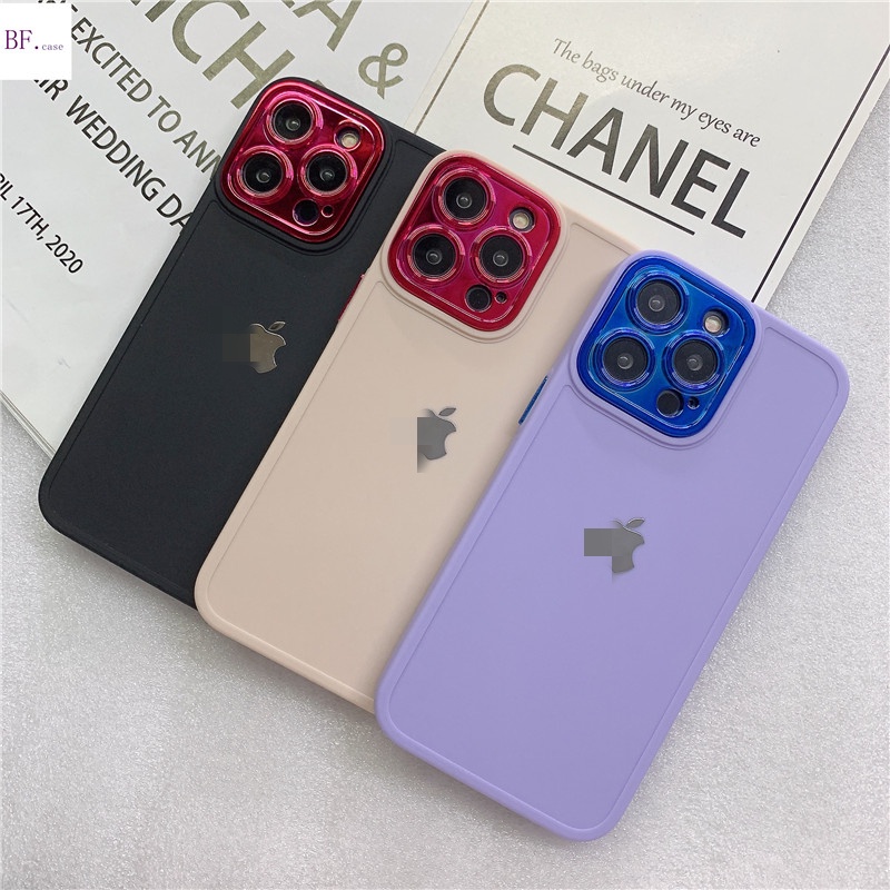 Soft Case Pelindung Lensa Bahan Silikon Untuk Iphone 14 13 12 11 X XR XSMAX