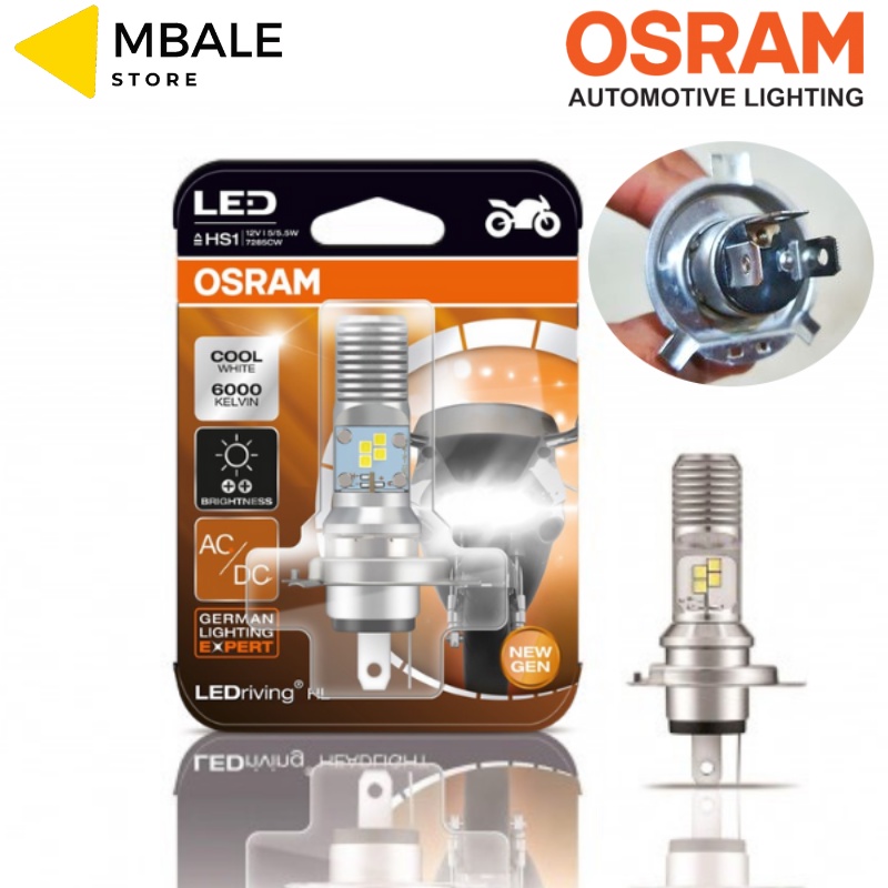 Lampu Depan Led Osram H4 Vespa LX Primavera GTS Sprint LXV S