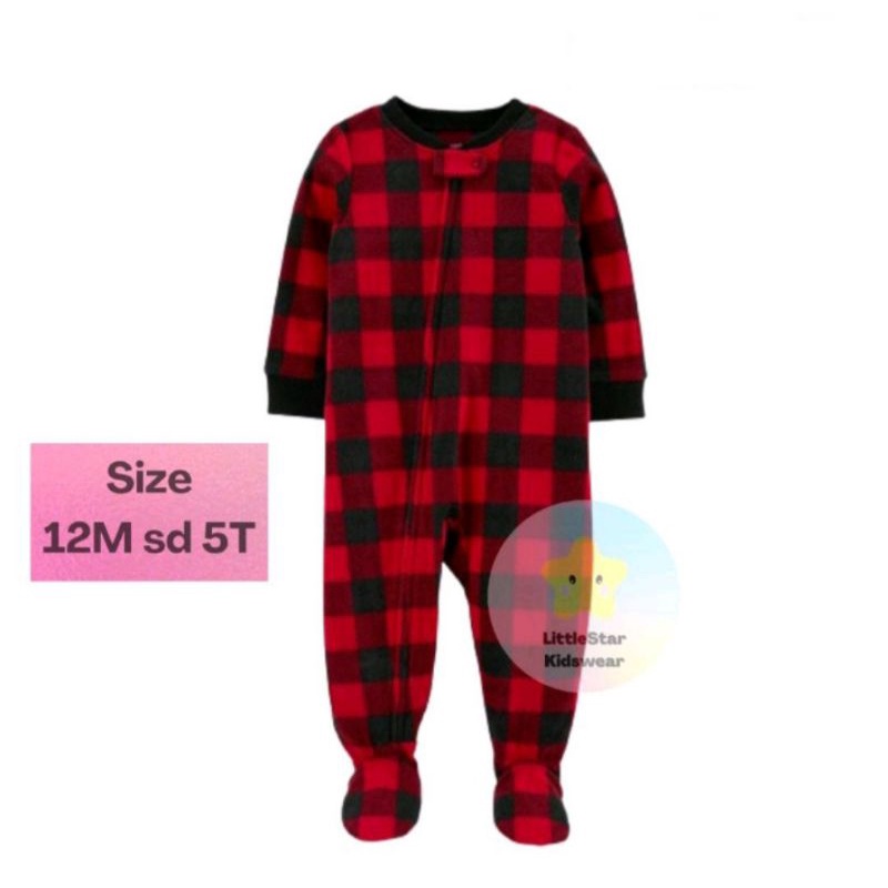 Sleepsuit Carters - 12M 18M 24m 2 3 4 5 tahun