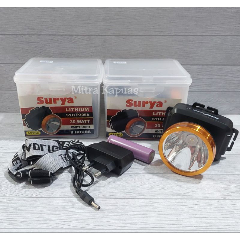 HEADLAMP / LAMPU SENTER KEPALA SURYA 30W