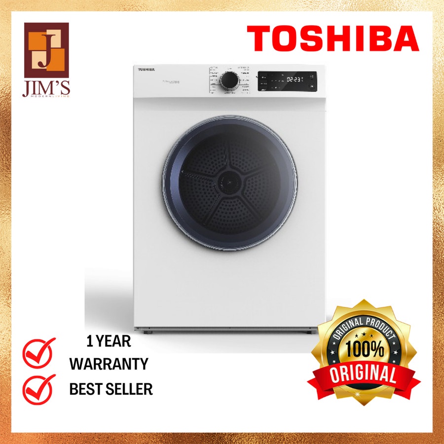 Toshiba TD-H80SEN / TDH80SEN Dryer / Mesin Pengering Pakaian 8Kg