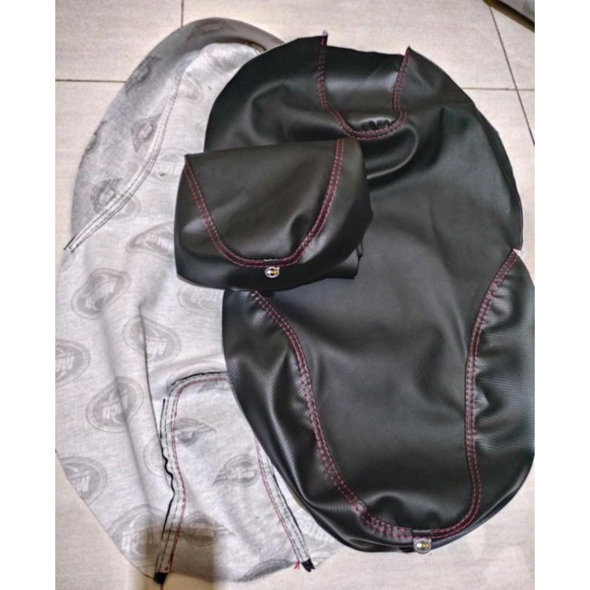 SARUNG JOK SUPRA X 125 ORIGINAL MBTECH-COVER JOK HONDA SUPRA X 125