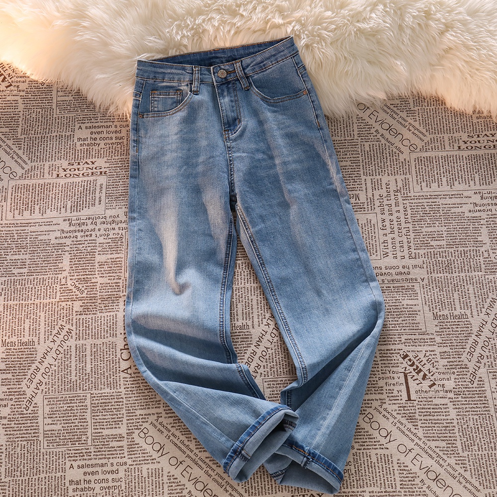 NEW HW SKINNY JEANS SNOW BIRU/ HIGH WAIST CELANA JEANS PREMIUM ( S -XL)