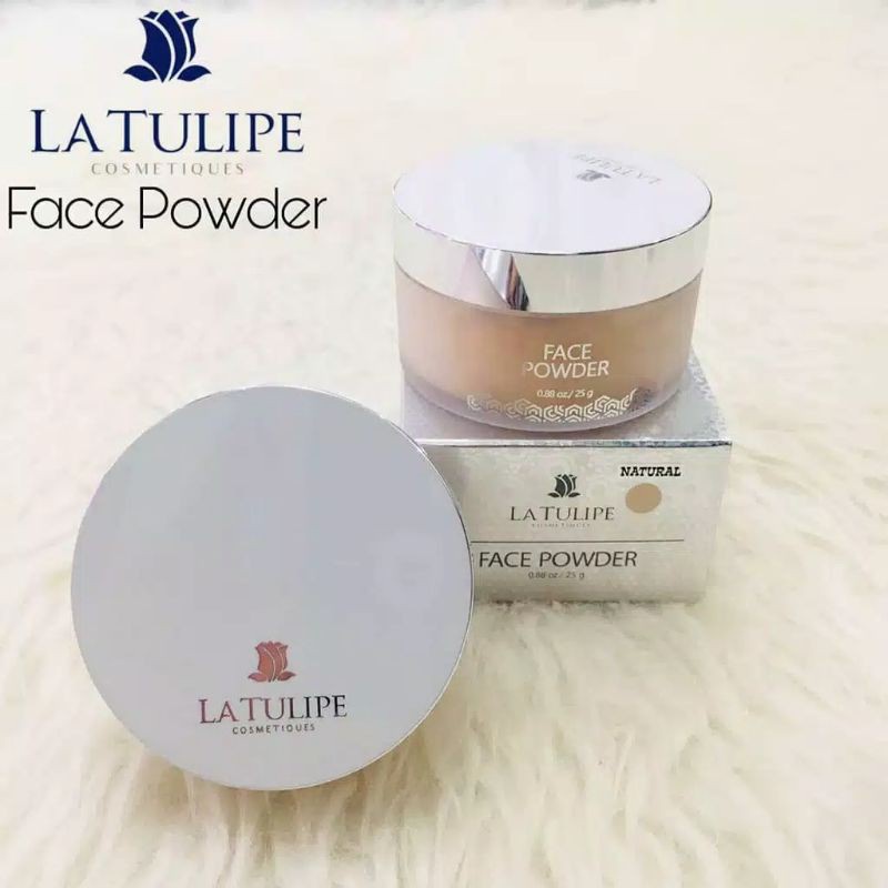 ✨LACIKOSME✨ LA TULIPE COVER FOUNDATION - FACE POWDER BEDAK TABUR BPOM ORIGINAL