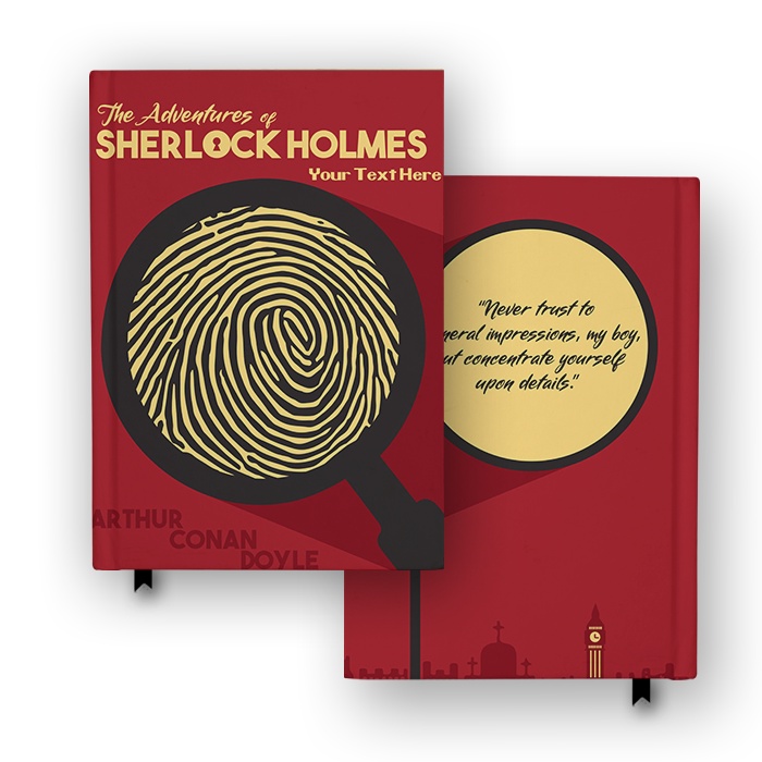 

Buku Catatan Notebook Adventure Of Sherlock Holmes Diary Hardcover Agenda Jurnal A5 A6