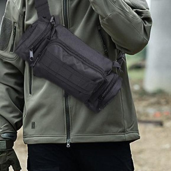 Tas Selempang Tactical / Tas Selempang Army / Selempang Tactical TC077 - COKLAT ACU