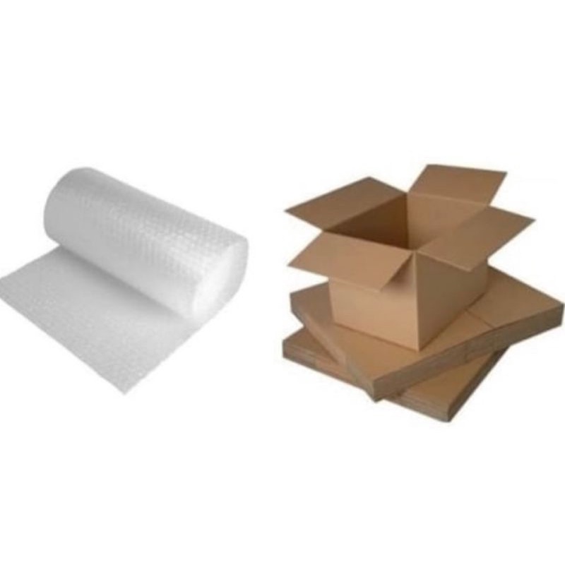 

PACKING TAMBAHAN KARDUS DAN BUBBLE WRAP EKSTRA PACKING