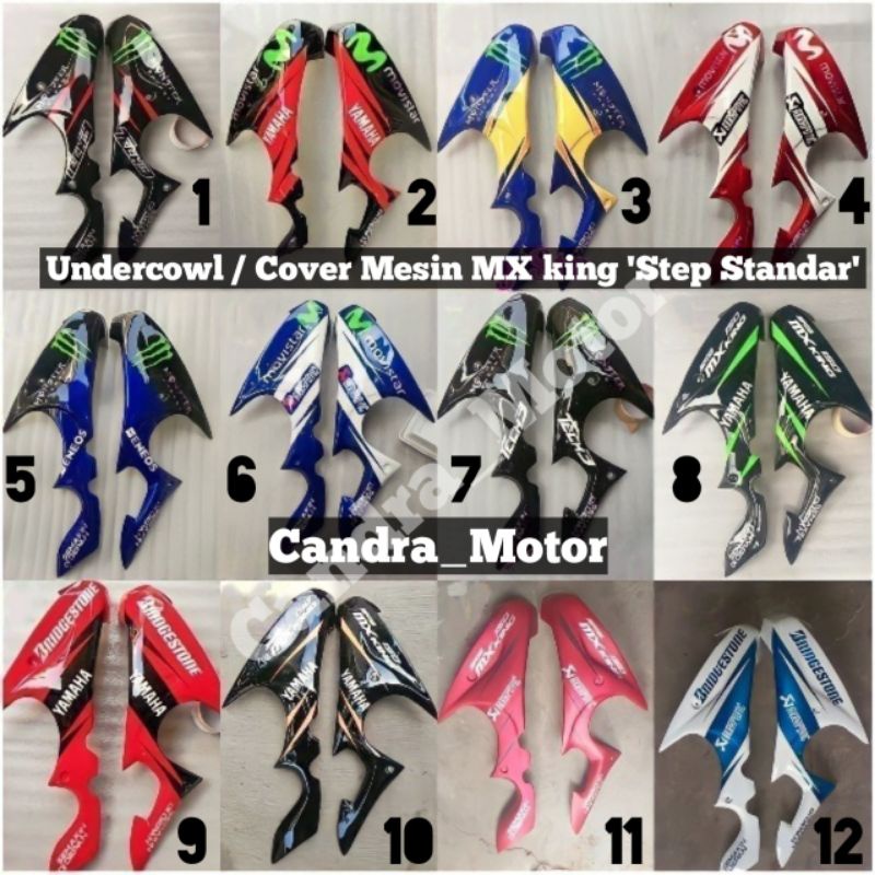 Undercowl/Cover Mesin MX king 150 (Step Standar)