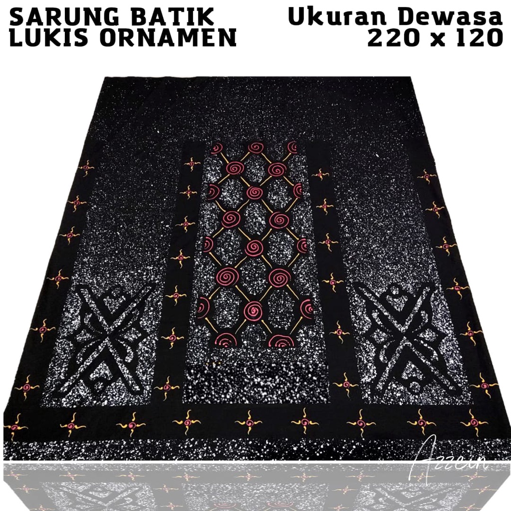 Bawahan Muslim Pria Sarung Pria Sarung Batik Lukis Sarung Batik Pekalongan Sarung Dewasa Sarung Lukis Ornamen Sarung Batik Premium sarung Hitam Kain Sarung Batik Pria Sarung Lukis Terbaru Sarung Kekinian Sarung Santri pria Sarung Batik Pekalongan Bisa COD