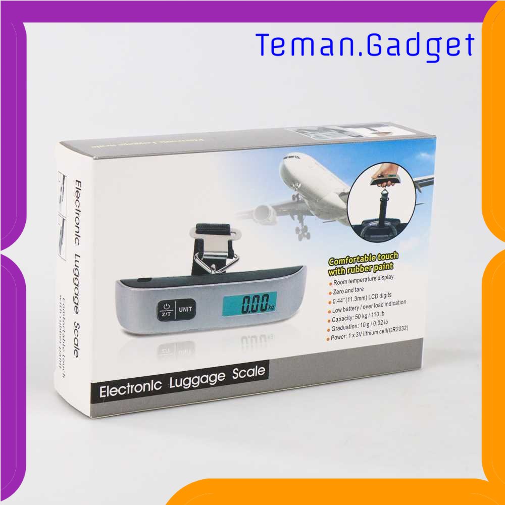 TG-TRV KBT Timbangan Koper Digital Portable Scale 50kg Akurasi 10g - QCS-13