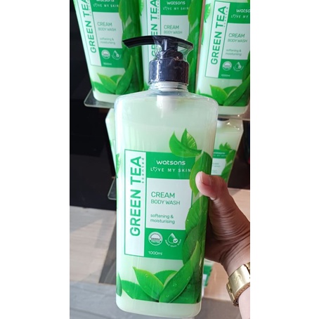 Watsons Sabun mandi cair Greentea/body wash lembut