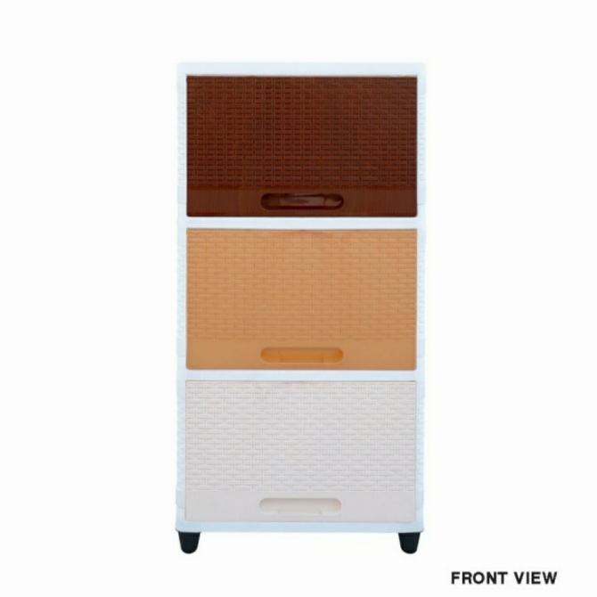 

WIDE CLUB FLIP 3 Susun Lemari Plastik Serbaguna WIDE FLIP CLUB 3 Susun stock ready