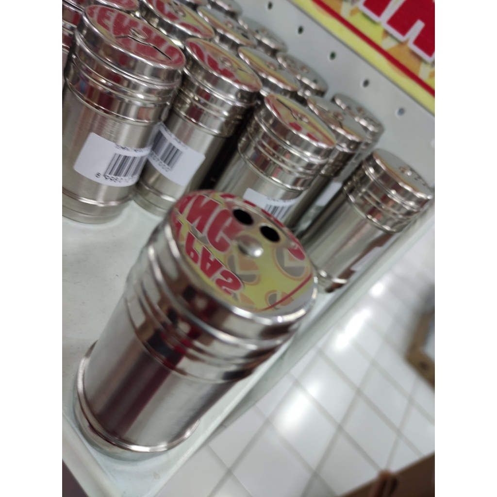 Tempat Bumbu Merica / Garam / Tusuk Gigi Stainless Tebal