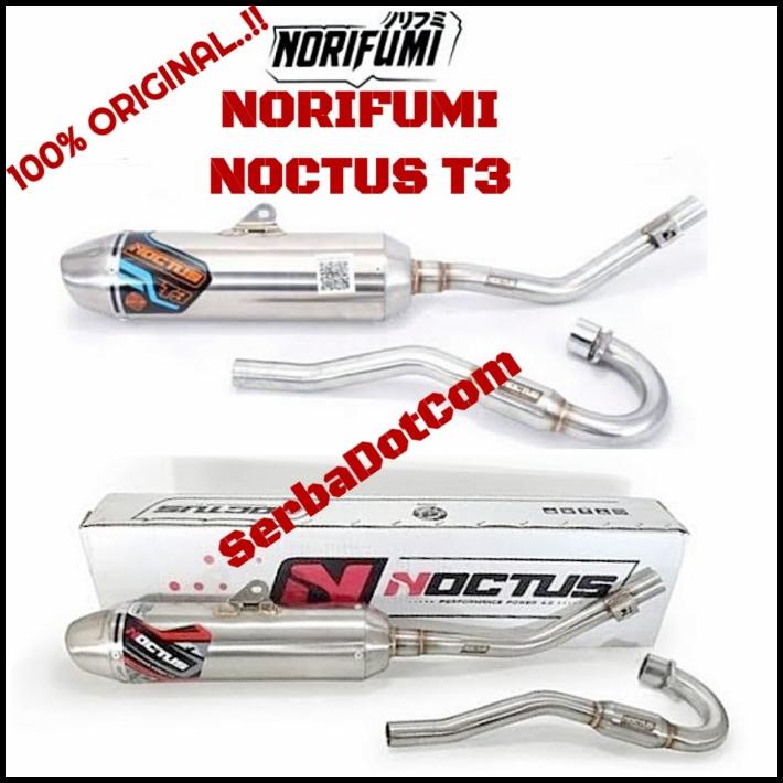 Promo Knalpot Norifumi Noctus T3 Klx 150 Crf 150 Wr 155 Stainless Ori Not Rv